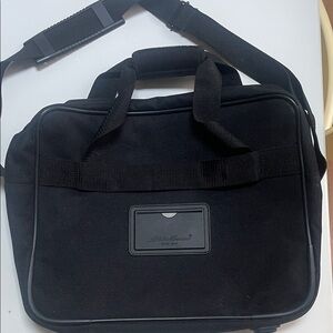 YOU MAKE AN OFFER Closet Clearance Gently Used 💜Eddie Bauer Black Laptop Bag